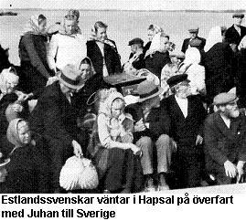 Estlandssvenskar väntar i Hapsal på Juhan