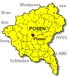 Karta över Posen 1793 - 1919