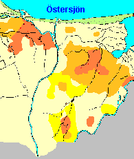 Bild 4  Karta över mennoniternas utbredning i Danzig-området